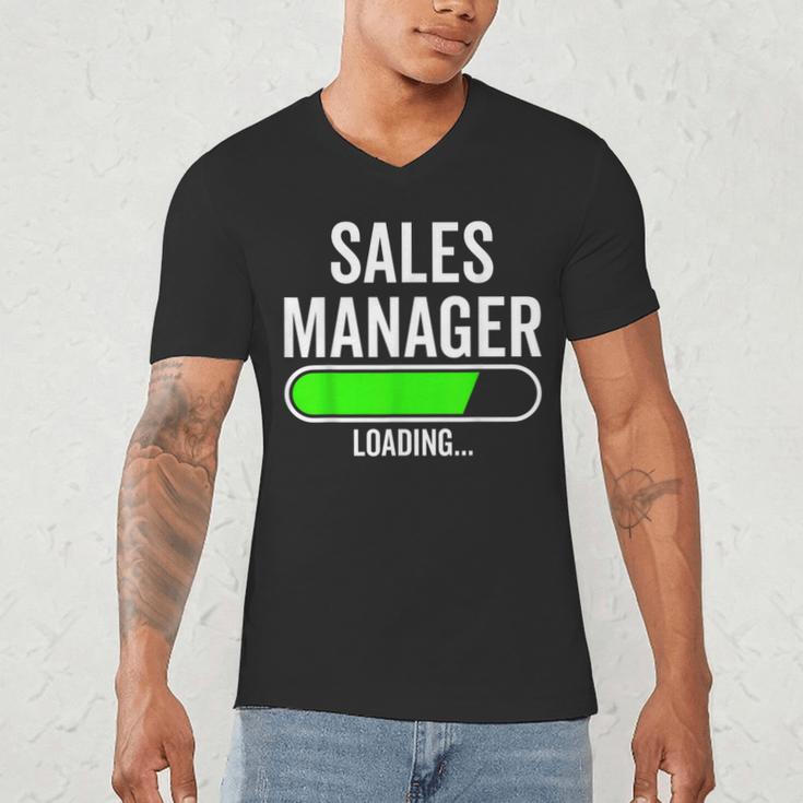 Sales Manager Loading Graduation Graduate New Job Men's V-Neck T-Shirt