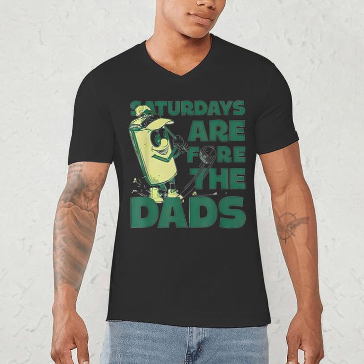 Saturdays Are Fore The Dads Golf Men's V-Neck T-Shirt