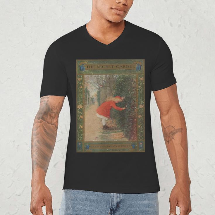 The Secret Garden Book Cover Men's V-Neck T-Shirt The Secret Garden Book Cover Men's V-Neck T-Shirt