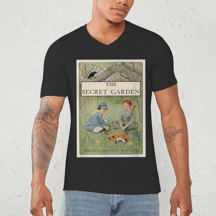 The Secret Garden Book Men's V-Neck T-Shirt The Secret Garden Book Men's V-Neck T-Shirt