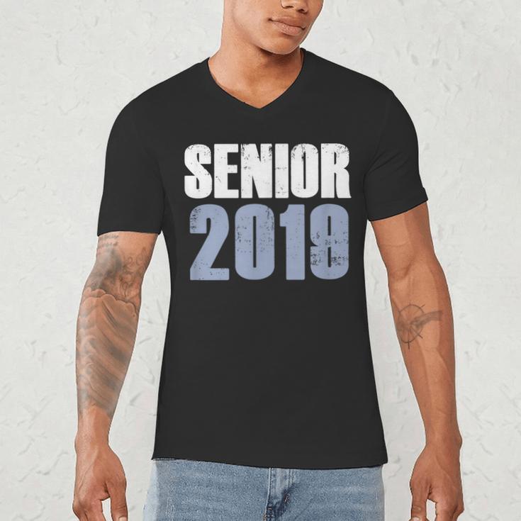 Senior 2019 Shirt Graduation Class Back To School Tee Men's V-Neck T-Shirt