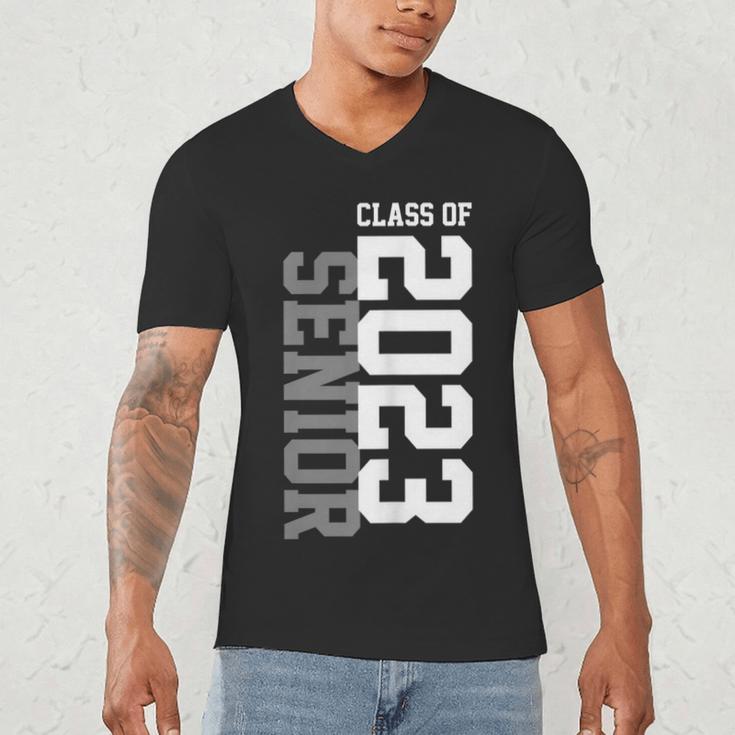 Senior 2023 Senior 23 Senior Class Of 2023 Graduation Done Men's V-Neck T-Shirt