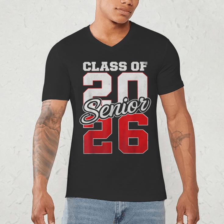 Senior 2026 Class Of 2026 Graduation 2026 Senior 26 Graduate Men's V-Neck T-Shirt