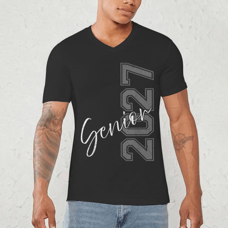 Senior 2027 Class Of 2027 Shirt Graduation Men's V-Neck T-Shirt