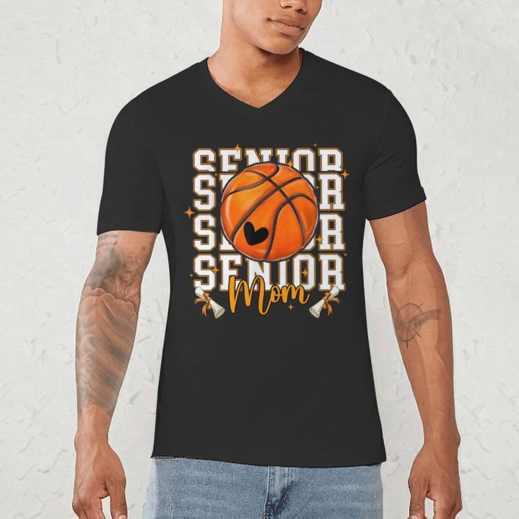 Senior Basketball Mom 2026 Basketball Graduation Men's V-Neck T-Shirt