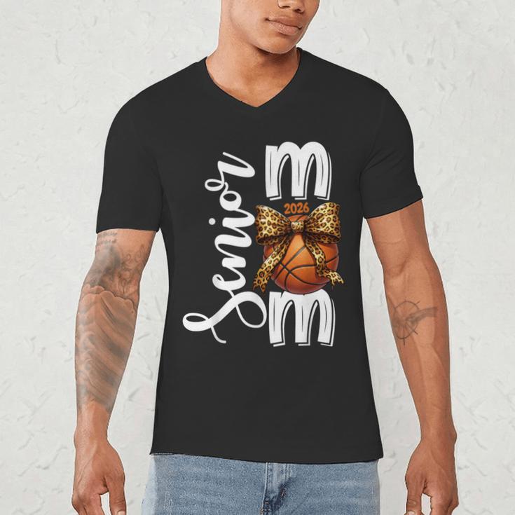 Senior Basketball Mom Class Of 2026 Player Graduation Grad Men's V-Neck T-Shirt