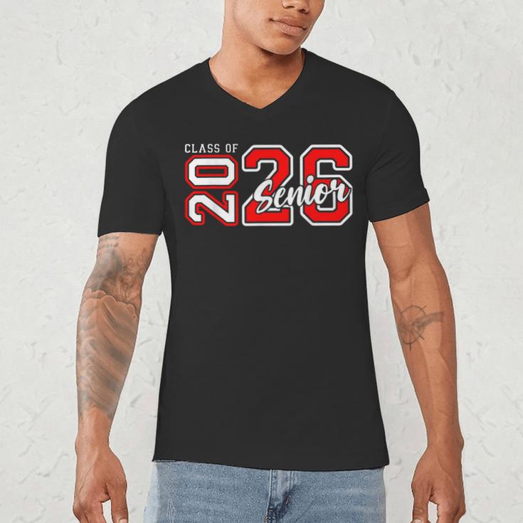 Senior Class Of 2026 Graduation Back To School Senior 26 Men's V-Neck T-Shirt