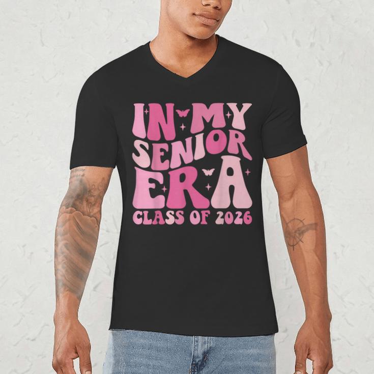 In My Senior Era Class Of 2026 Retro Senior 2026 Graduation Men's V-Neck T-Shirt