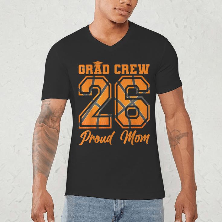 Senior Mom Class Of 2026 Basketball Mom Graduation Men's V-Neck T-Shirt