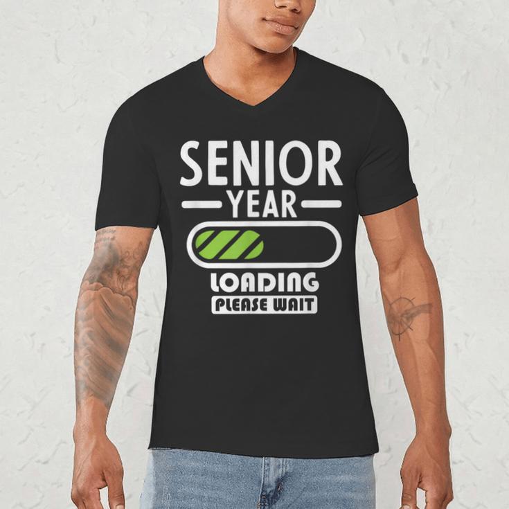 Senior Year Loading Please Wait Graduation Men's V-Neck T-Shirt