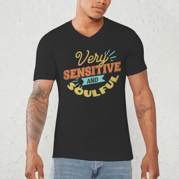 Very Sensitive And Soulful Introvert Men's V-Neck T-Shirt