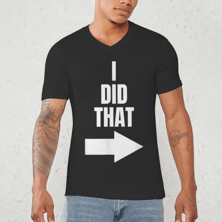 I Did That Shirt Pregnant Dad T-Shirt Men's V-Neck T-Shirt I Did That Shirt Pregnant Dad T-Shirt Men's V-Neck T-Shirt