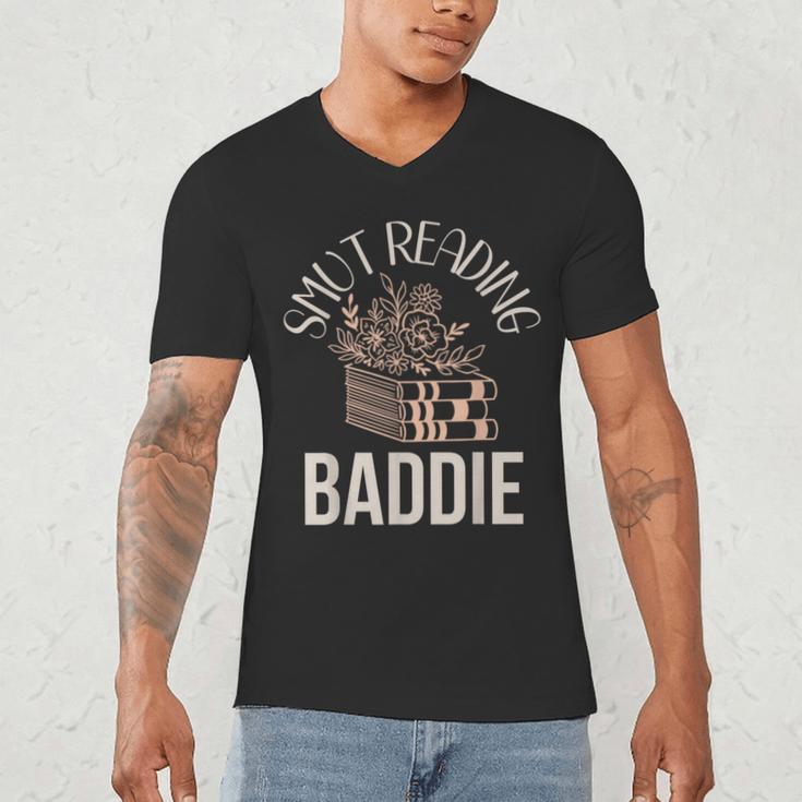 Smutty Book Merch Women Smut Reading Baddie Read Fairy Tales Men's V-Neck T-Shirt Smutty Book Merch Women Smut Reading Baddie Read Fairy Tales Men's V-Neck T-Shirt