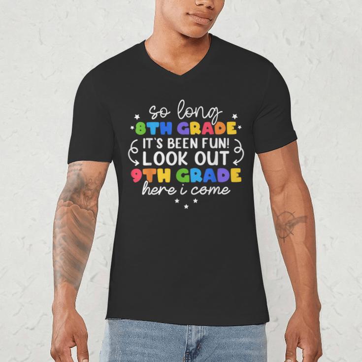 So Long 8th Grade 9th Grade Here I Come Graduation Cute Men's V-Neck T-Shirt