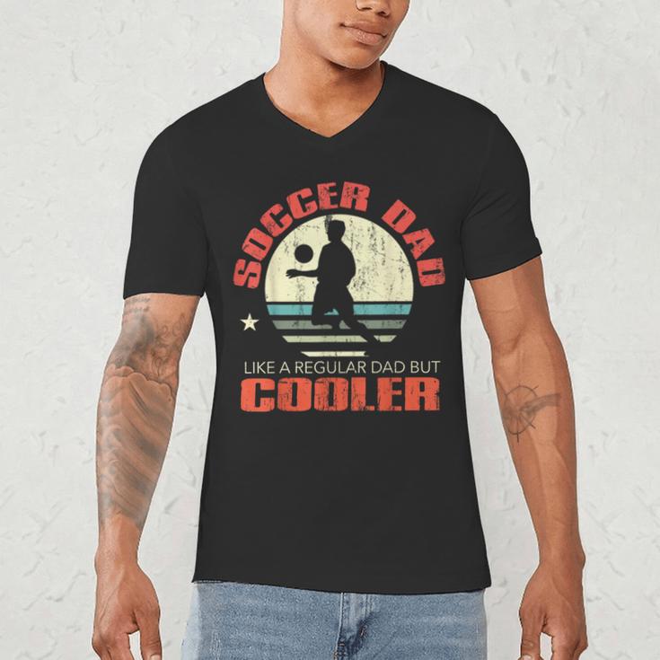 Soccer Dad Player Fan Best For Men Men's V-Neck T-Shirt