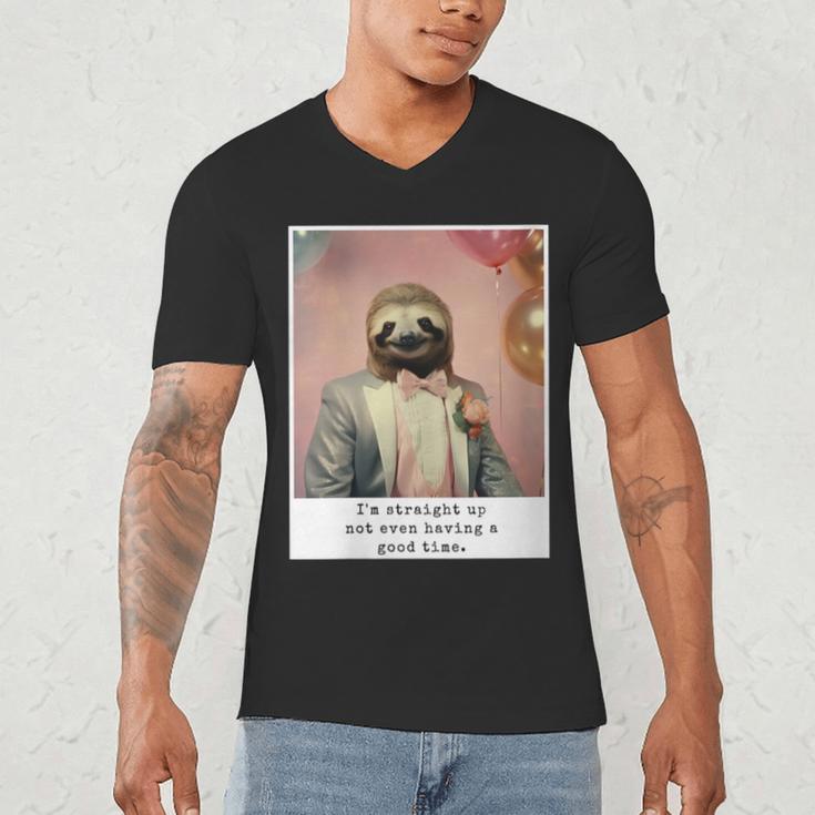 Social Anxiety Not Having A Good Time Socializing Introvert Men's V-Neck T-Shirt Social Anxiety Not Having A Good Time Socializing Introvert Men's V-Neck T-Shirt