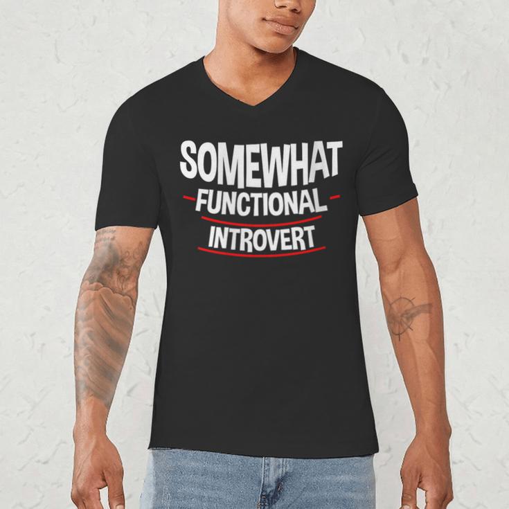 Somewhat Functional Introvert Men's V-Neck T-Shirt Somewhat Functional Introvert Men's V-Neck T-Shirt