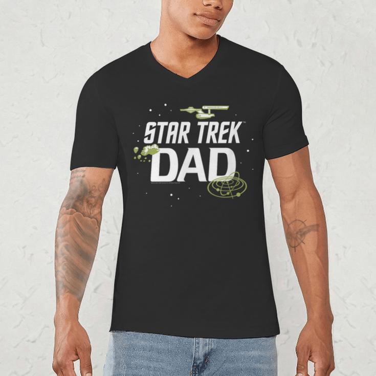 Star Trek Father's Day Star Trek Dad Icons Men's V-Neck T-Shirt