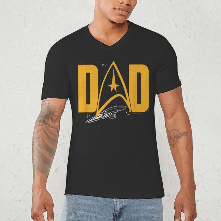 Star Trek Starfleet Dad Men's V-Neck T-Shirt