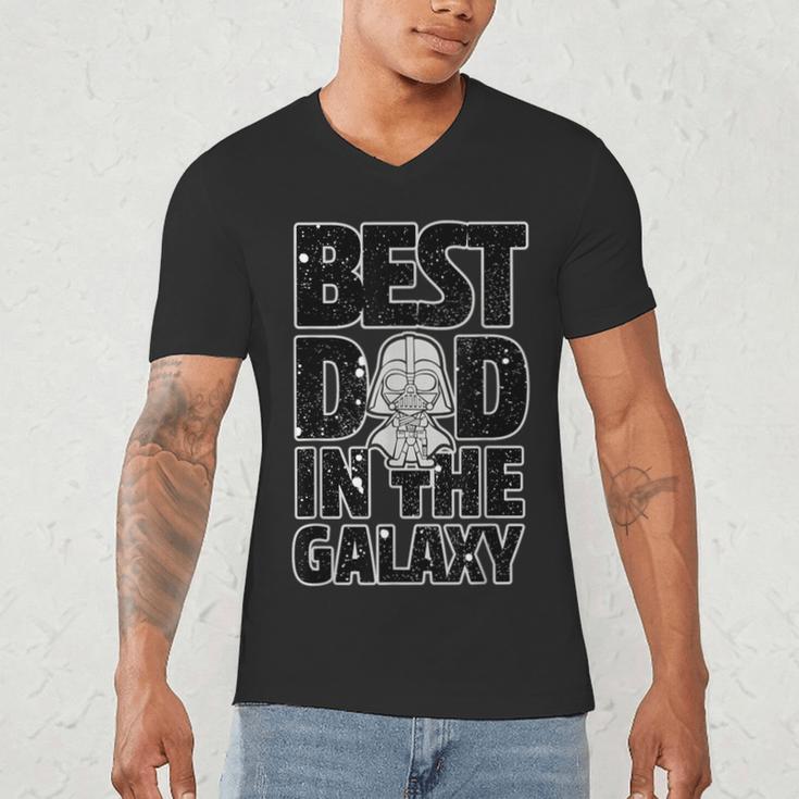 Star Wars Best Dad In The Galaxy Darth Vader Men's V-Neck T-Shirt