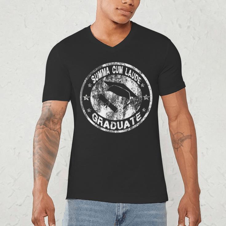 Summa Cum Laude Graduate GraduationShirt Men Women Men's V-Neck T-Shirt