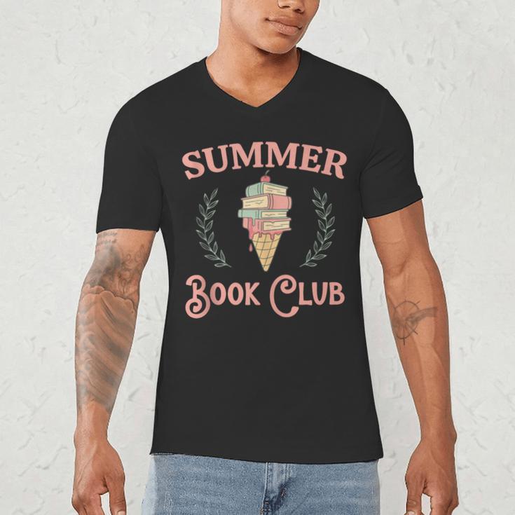 Summer Book Club Men's V-Neck T-Shirt Summer Book Club Men's V-Neck T-Shirt