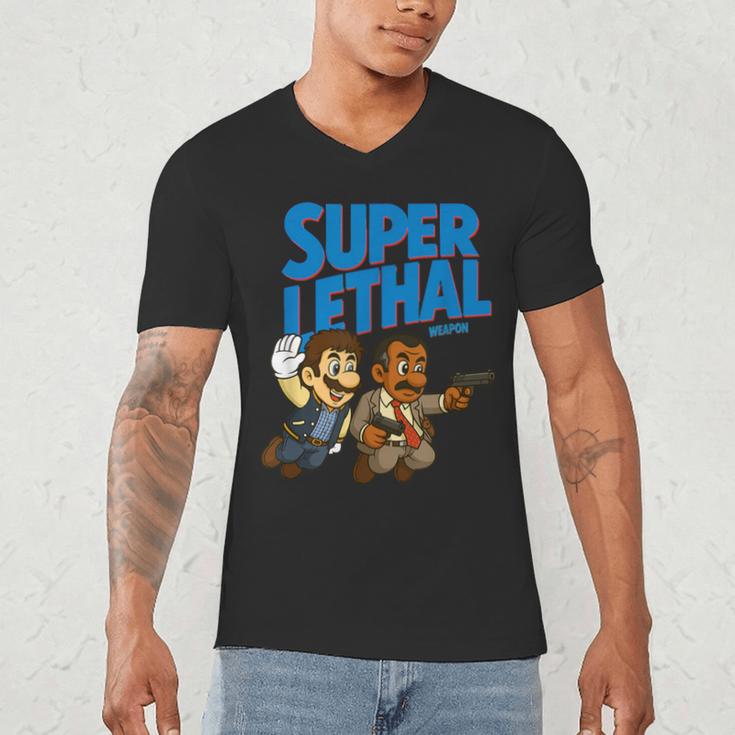 Super Lethal Cute Nostalgia Men's V-Neck T-Shirt Super Lethal Cute Nostalgia Men's V-Neck T-Shirt