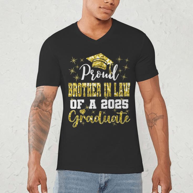 Super Proud Brother In Law Of 2025 Graduate Graduation Men's V-Neck T-Shirt