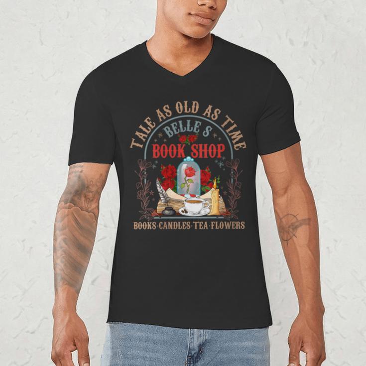 Tale As Old As Time Belle's Book Shop Book Coffee Book Lover Men's V-Neck T-Shirt