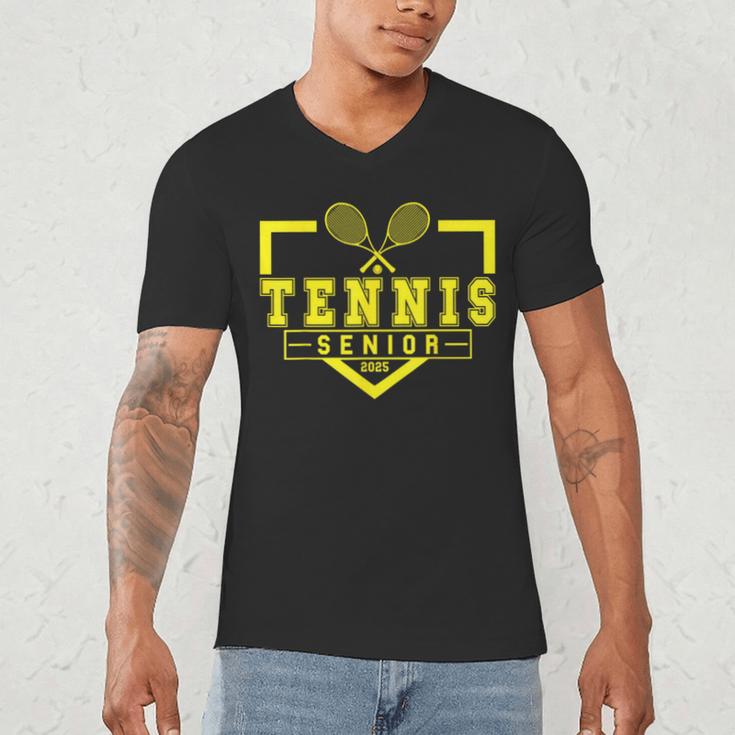 Tennis Senior Night Tennis Senior 2025 Graduation 20 Men's V-Neck T-Shirt