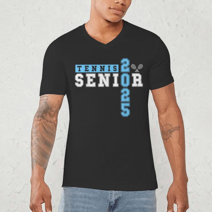 Tennis Senior Night Tennis Senior 2025 Graduation 33 Men's V-Neck T-Shirt