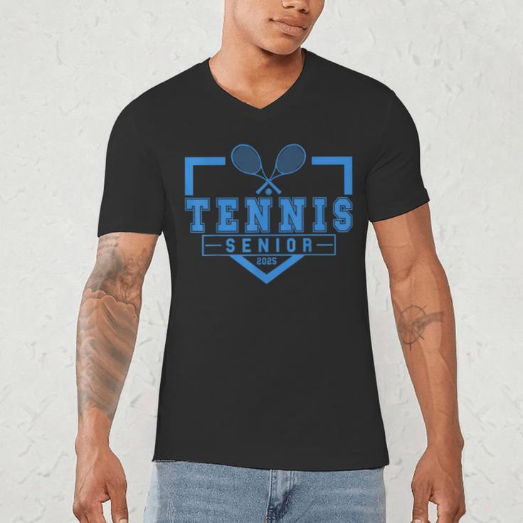 Tennis Senior Night Tennis Senior 2025 Graduation 40 Men's V-Neck T-Shirt