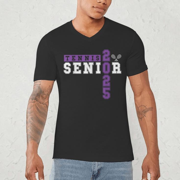 Tennis Senior Night Tennis Senior 2025 Graduation 43 Men's V-Neck T-Shirt