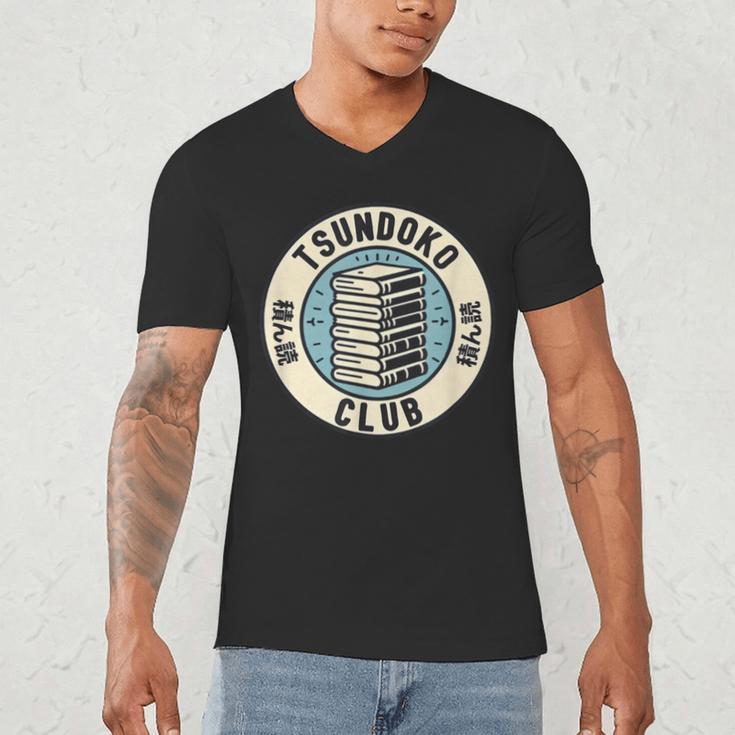 Tsundoku Club Book Lovers Bibliophile Booktok Reading Men's V-Neck T-Shirt Tsundoku Club Book Lovers Bibliophile Booktok Reading Men's V-Neck T-Shirt