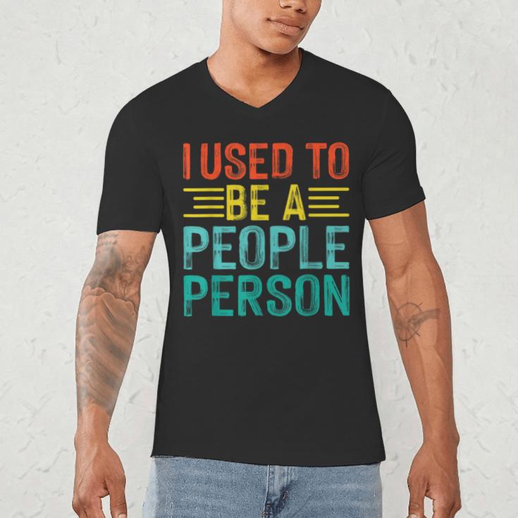 I Used To Be A People Person I Introvert Men's V-Neck T-Shirt I Used To Be A People Person I Introvert Men's V-Neck T-Shirt
