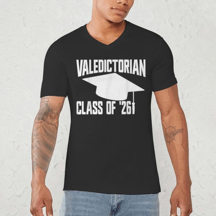 Valedictorian Class Of '26 Graduation 2026 Valedictorian Men's V-Neck T-Shirt