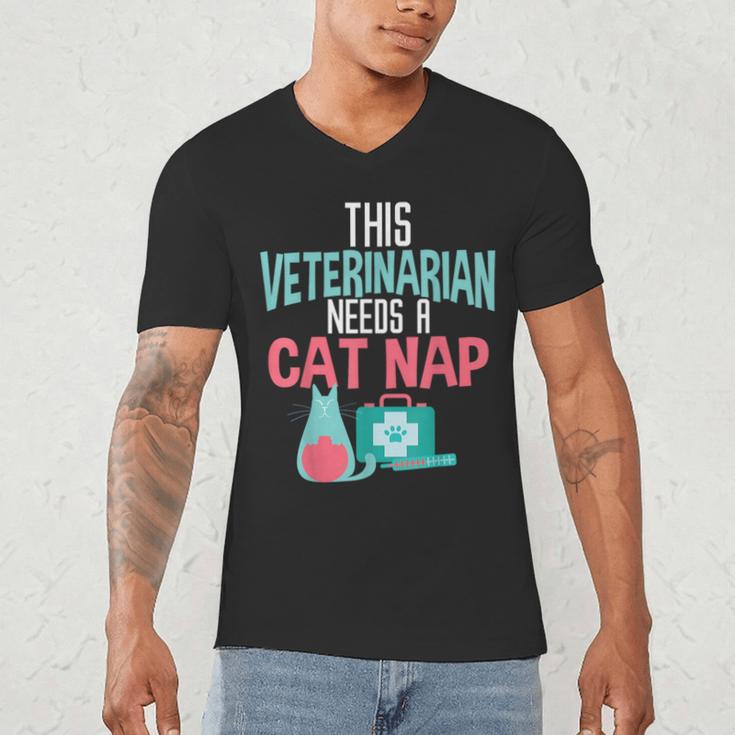 Veterinarian Graduation T-Shirt Men Women Humor Men's V-Neck T-Shirt