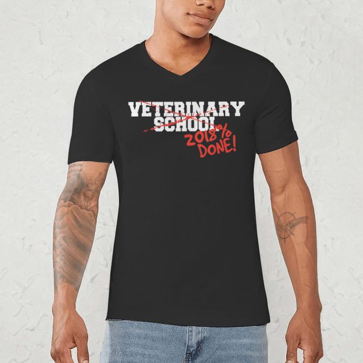 Veterinary School Graduation Class Of 2018 Men's V-Neck T-Shirt
