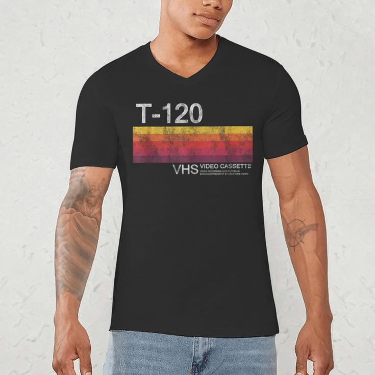 Video Cassette Tape VHS 80s 90s Nostalgia Costume Men's V-Neck T-Shirt Video Cassette Tape VHS 80s 90s Nostalgia Costume Men's V-Neck T-Shirt