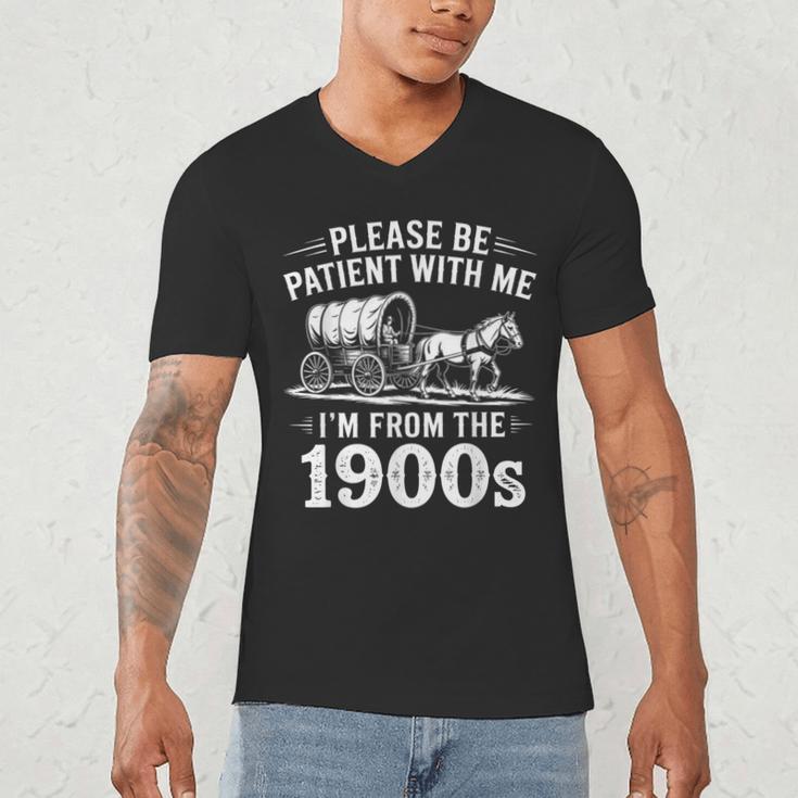 Vintage 90s Country Please Be Patient I'm From The 1900s Men's V-Neck T-Shirt Vintage 90s Country Please Be Patient I'm From The 1900s Men's V-Neck T-Shirt