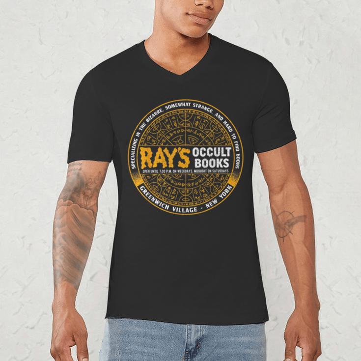 Vintage Quote Ray's Occult Retro Spiritual Books Men's V-Neck T-Shirt