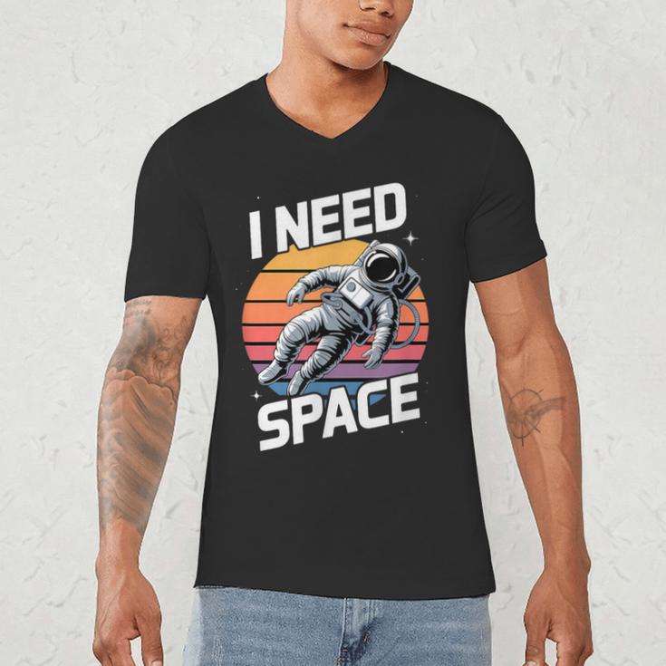 Vintage Space For Introverts I Need Space Men's V-Neck T-Shirt