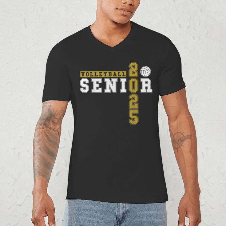 Volleyball Senior Night Volleyball Senior 2025 Graduation 14 Men's V-Neck T-Shirt
