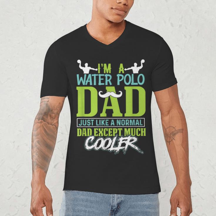 Water Polo Dad Water Sports Men Water Polo Player Men's V-Neck T-Shirt
