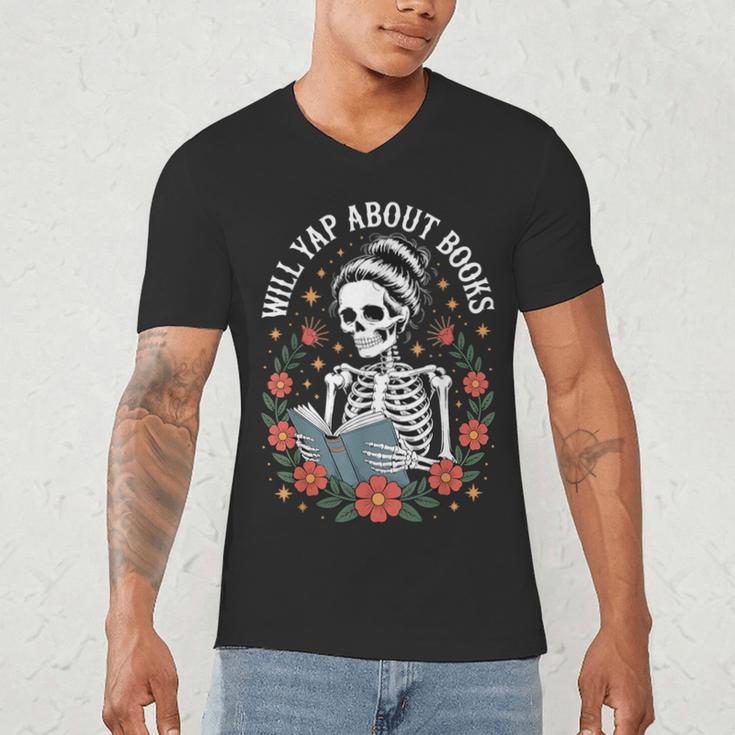 Will Yap About Books Men's V-Neck T-Shirt