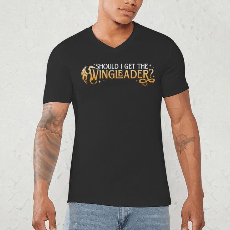 Should I Get The Wingleader Dragon Lover Book Lover Men's V-Neck T-Shirt