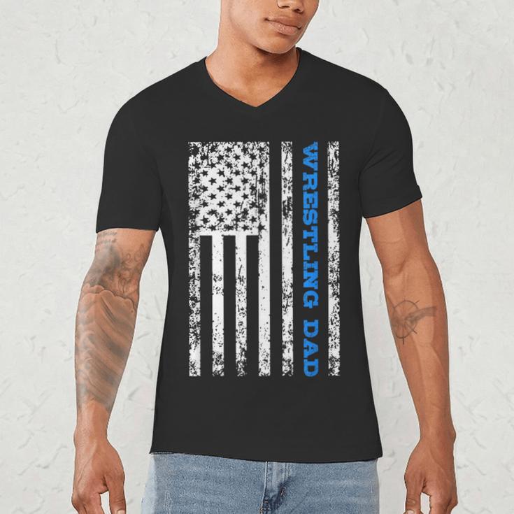 Wrestling Dad Men's V-Neck T-Shirt