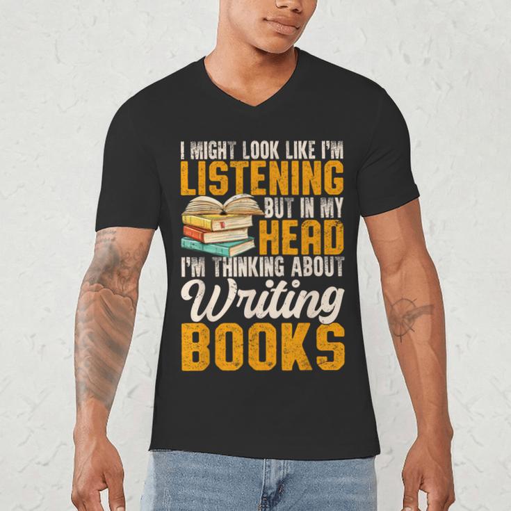 Writer Book Published Author Writers Men Women Men's V-Neck T-Shirt