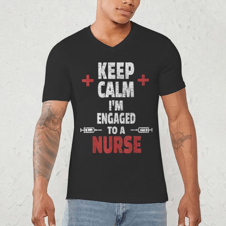 Xmas Nurse Graduation Keep Calm I'm Almost A Nurse Men's V-Neck T-Shirt