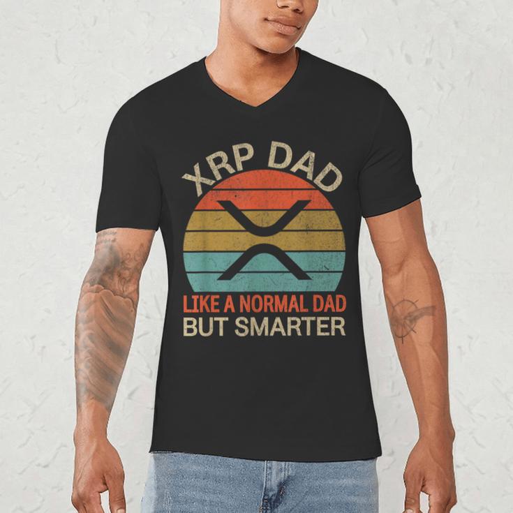 XRP Dad Crypto Merchandise Definition Men's V-Neck T-Shirt